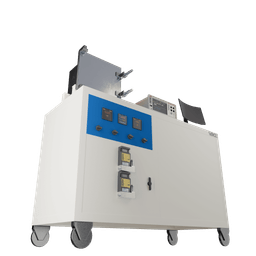 VBCC's Gas Sensor Unit is on display, showcasing its high-accuracy vacuum chamber and stainless-steel body for efficient functionality.