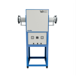 Expertly engineered tubular furnace with a cylindrical chamber and central heating element for precise material testing