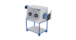 VBCC's glove box, featuring sealed compartments for secure manipulation of hazardous or delicate substances