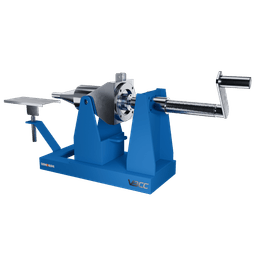 Image of a manual extruder for processing plastics, ceramics, and food by forcing materials through a mould, ensuring precise control