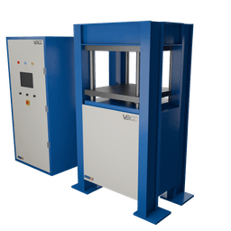 Image of a Hydraulic Compression Moulding Press that shapes materials under high pressure and heat to produce precision components for various industries