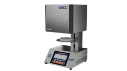 Visual representation of a dental zirconia sintering furnace, showcasing its advanced design and functionality for high-temperature applications.