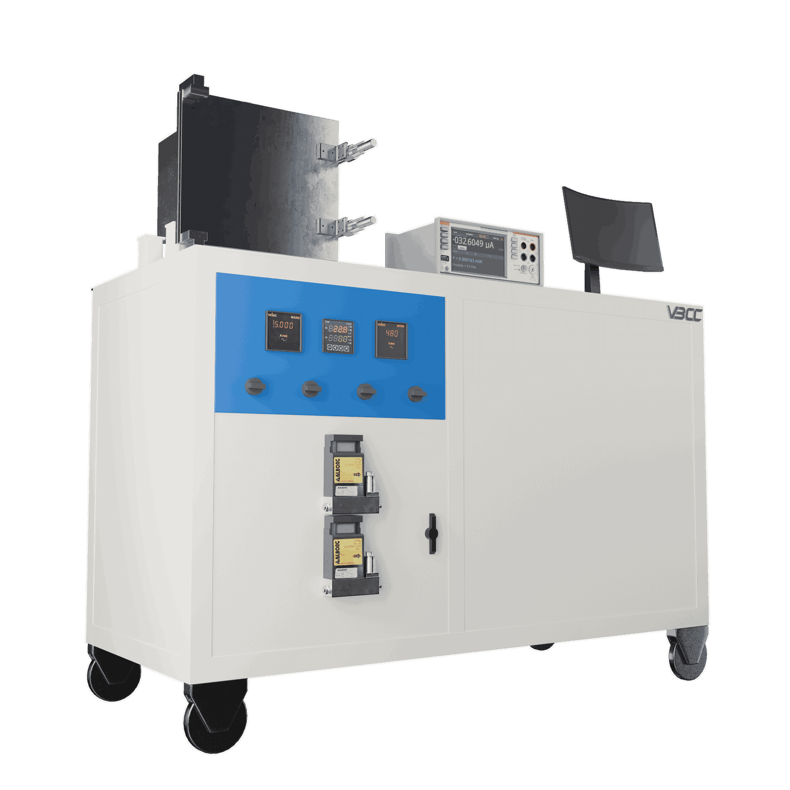 Four-Probe Gas Sensor Testing Unit