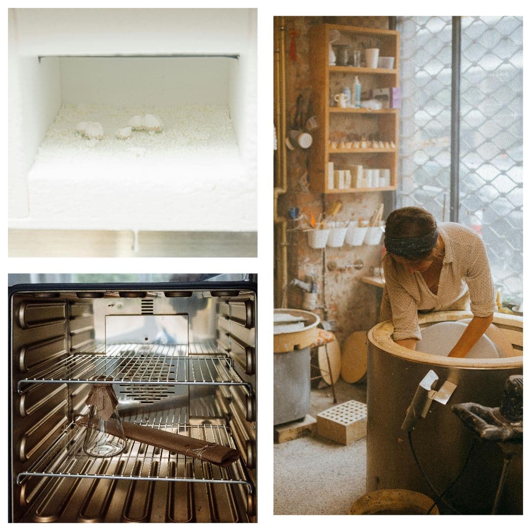 A colleague demonstrates various laboratory heating equipment in a well-equipped lab setting. A colleague demonstrates various laboratory heating equipment in a well-equipped lab setting.